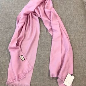 Gucci pink scarf
